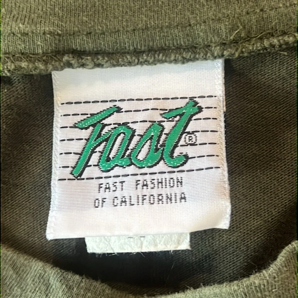 Vintage Fast California Camo Camouflage Boxy T-Shirt, Sz M/L‎